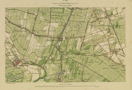 214047 Topografische kaart van het gebied ten zuiden van de stad Utrecht; met weergave van de verkavelingen, bebouwing, ...